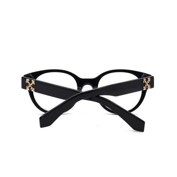 OFF-WHITE STYLE-2 BLACK AUTHENTIC EYEGLASSES FRAME - Picture 6 of 10